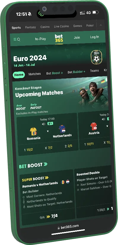 bet365 mobile website reference image